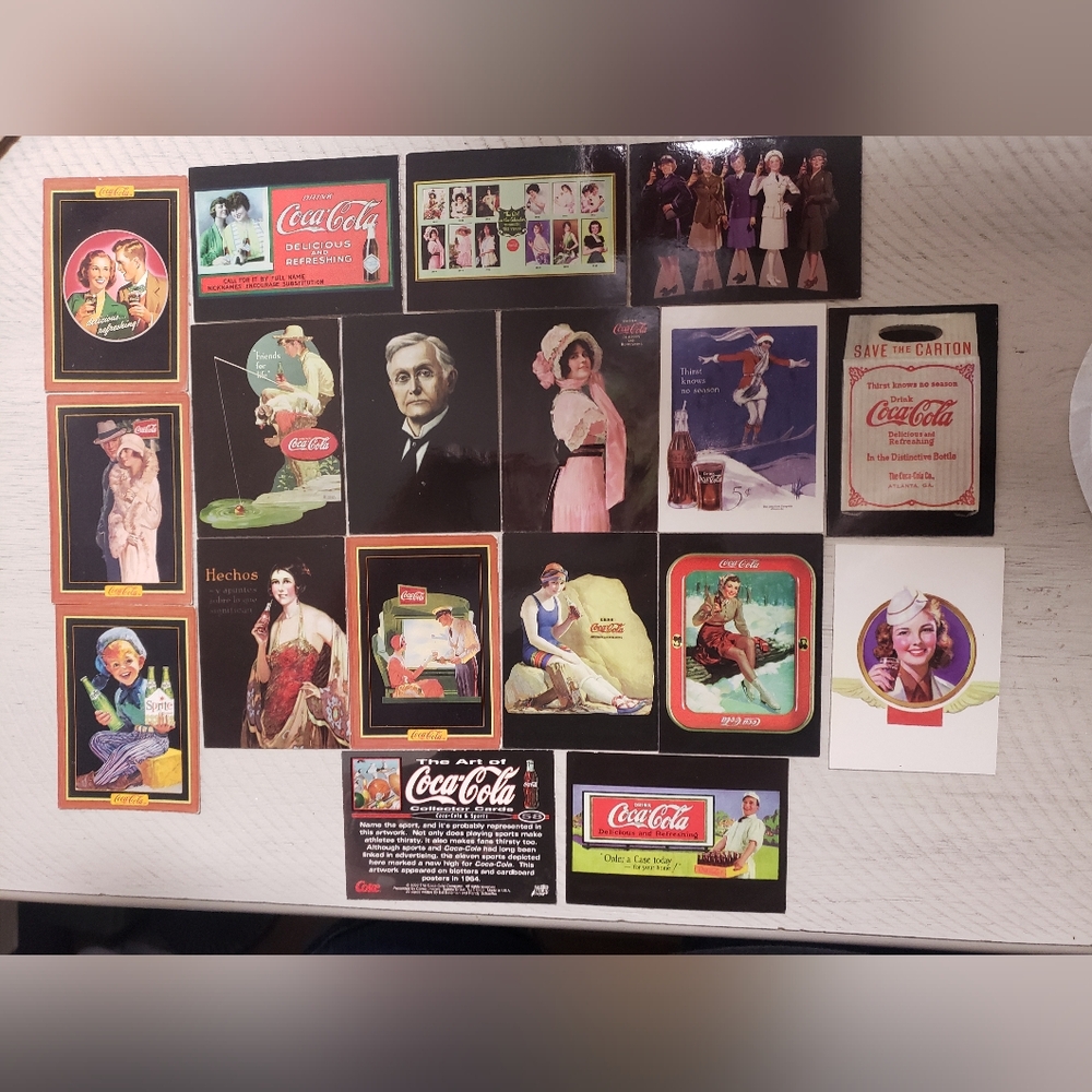 Vintage 1999 Coca-Cola Collector Cards x18